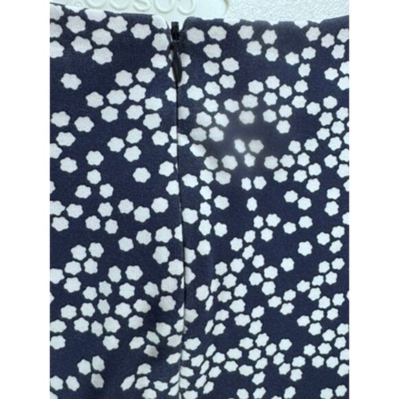 "BODEN" Navy Print‎ Mini Dress SZ 10p Women's Dress Office Work Wear  Summer - Picture 9 of 9